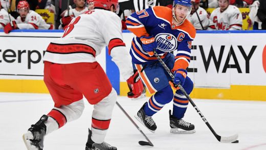 Connor McDavid of the Oilers listed as week-to-week with ankle injury in 2024-25 NHL injury tracker