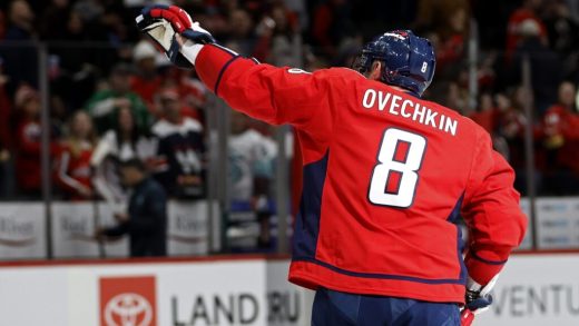 Alex Ovechkin's Progress Towards Breaking Wayne Gretzky's All-Time NHL Goal Record: Eight Goals Away